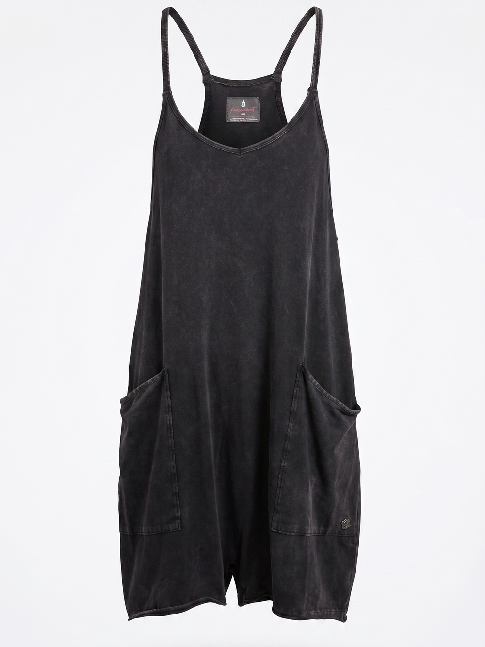 FP Movement by Free People Washed Black Hot Shot Mini Dress Size Medium